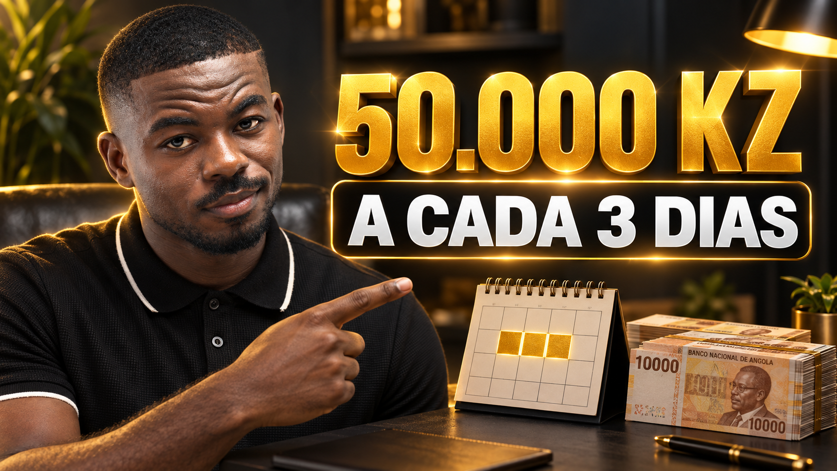 Como Ganhar 50.000 KZ Em Cada 3 Dias Vivendo do Digital